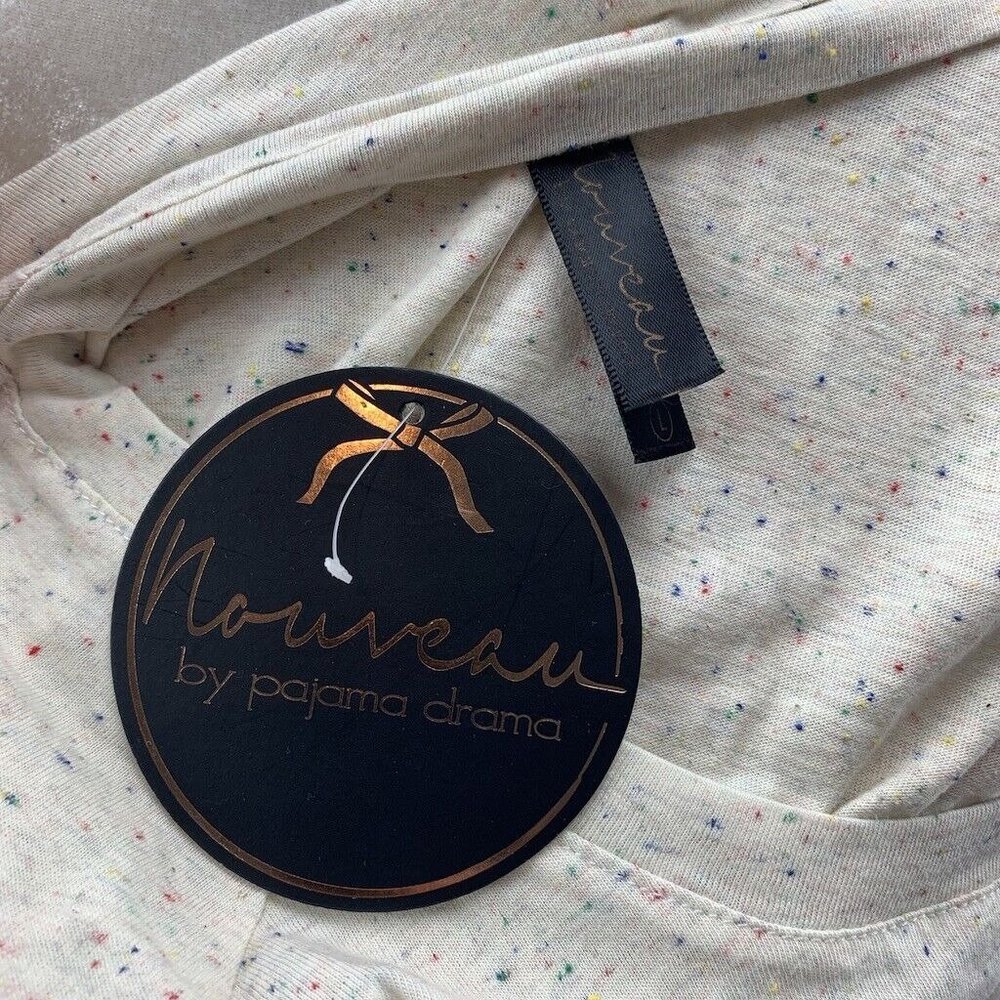 Speckled It’s Never Too Early For‎ Wine Pajama T-shirt NWT Pajama Drama Large - Picture 8 of 8